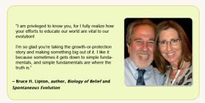 Bruce Lipton raves about Marcy Axness