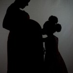 PregnantMomSilhouetteWDaughter