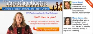 "Parenting Matters" NVCA teleconference