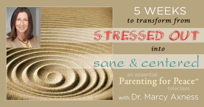 5 Weeks to Transform from Stressed Out to Sane & Centered | Marcy Axness PhD
